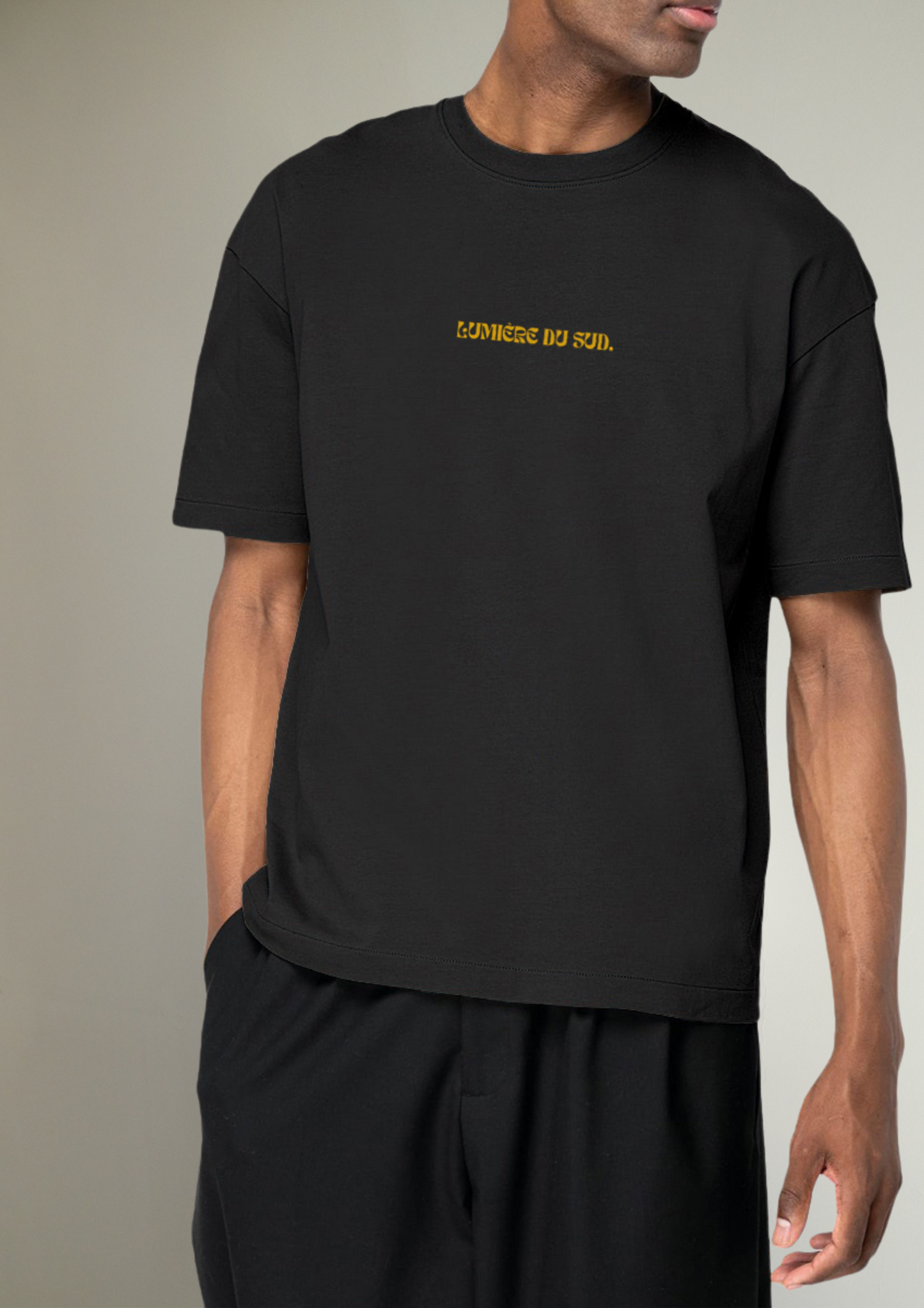 T-shirt Oversized OR SUR NOIR