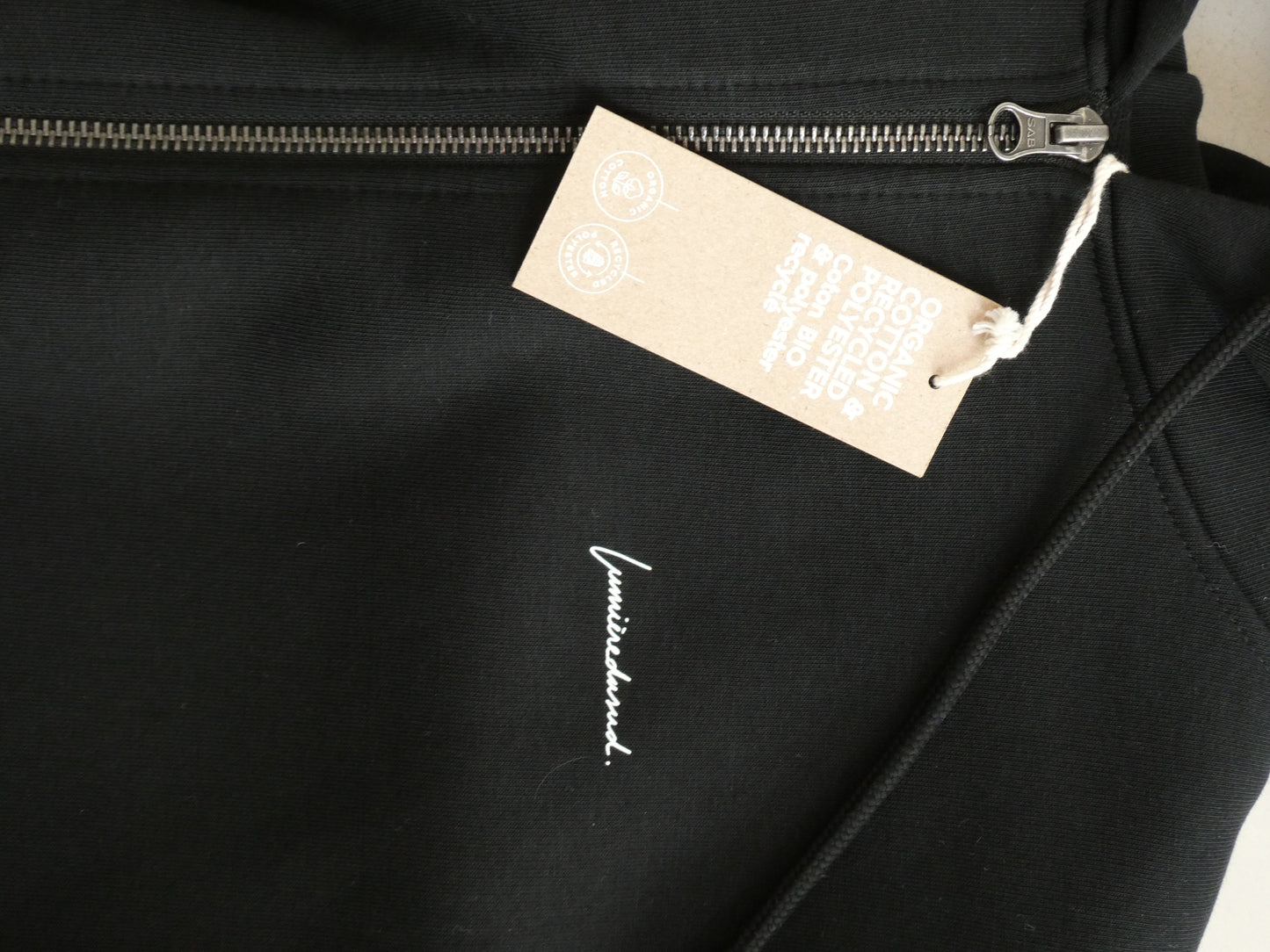 Sweat à capuche zippé MINIMALISTE