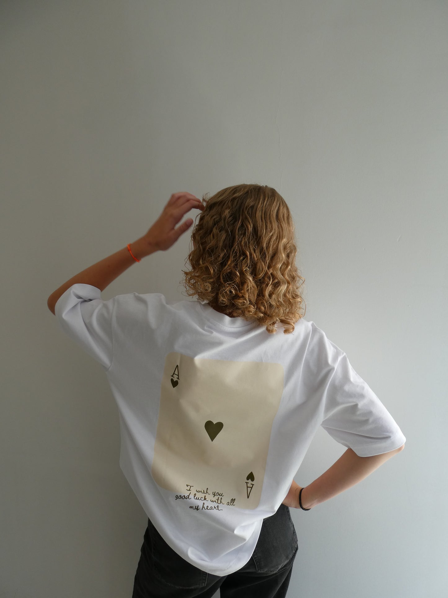 T-shirt Oversized : GOOD LUCK