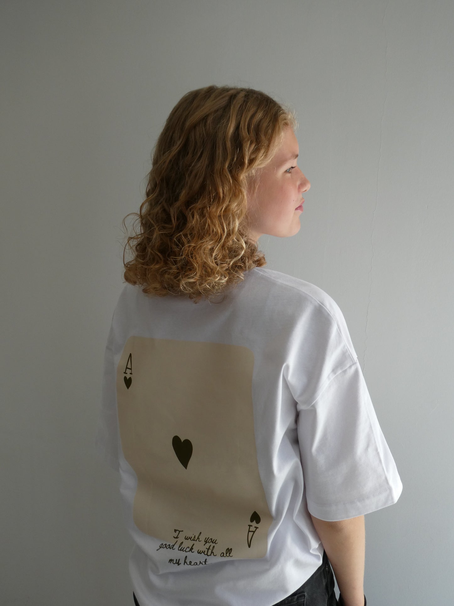 T-shirt Oversized : GOOD LUCK