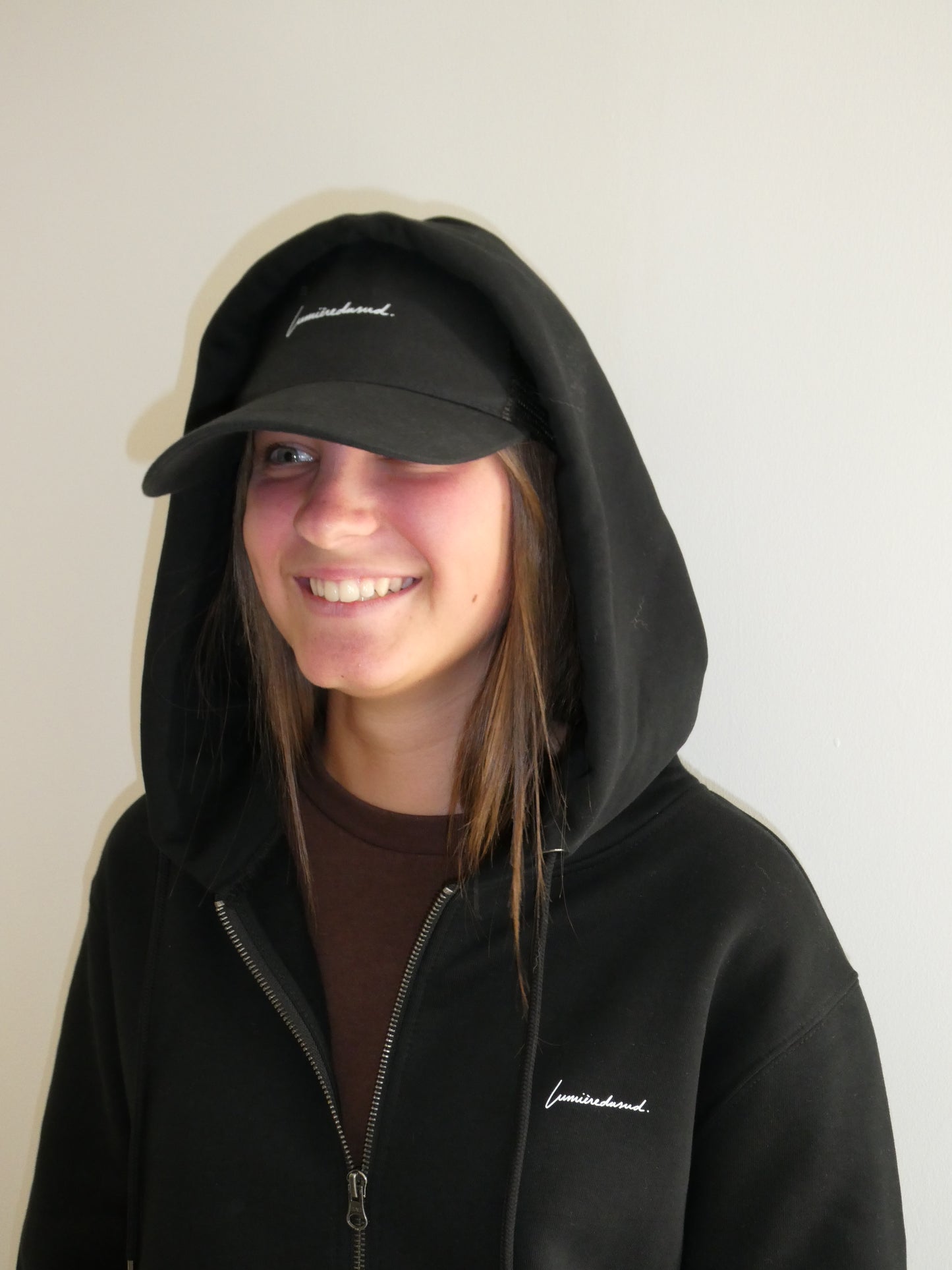Sweat à capuche zippé MINIMALISTE