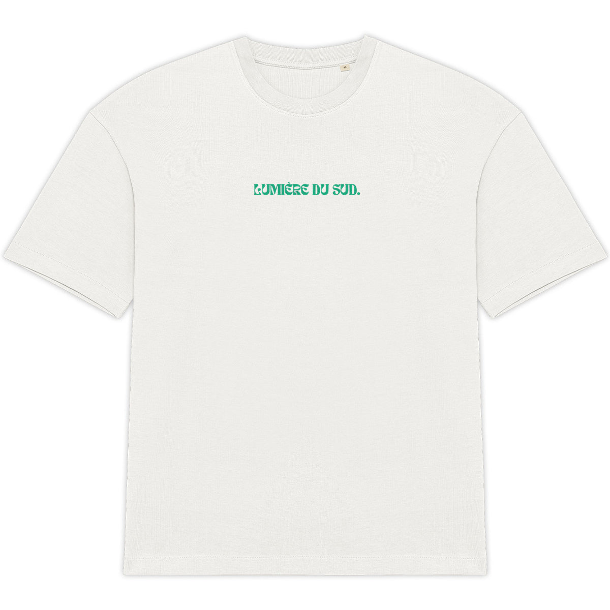 T-shirt Oversized BLANC - face_0